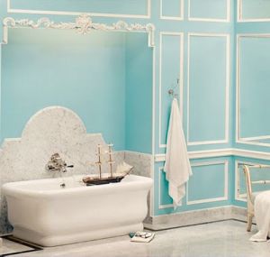 Blue and white pictures - tiffany blue bathroom.jpg